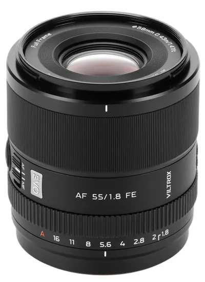 Obiectiv Viltrox – AF, 55mm, f/1.8 EVO FE, montură Sony E