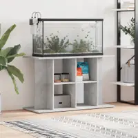 vidaXL Suport pentru acvariu, gri beton, 100x40x60 cm, lemn stratificat