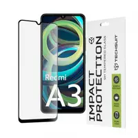 Folie de protectie Ecran Techsuit pentru Xiaomi Redmi A3x / A3, Sticla Securizata, Full Glue, 111D, Neagra