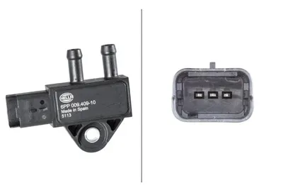 Senzor presiune gaze evacuare (numar pini: 3) potrivit DS DS 4, DS 5; CITROEN BERLINGO, BERLINGO MULTISPACE, BERLINGO MINIVAN, C2, C3 I, C3 II, C3 PICASSO, C4 1.4D-3.0D 02.00