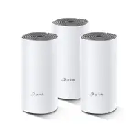 Sistem Mesh Dual Band TP-Link DECO E4 (3-PACK), 2 porturi, 2.4/5.0 GHz, 370 m, 300/867 Mbps