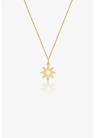 Colier cu pandantiv Make a Wish - din aur 14k - Design