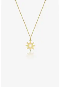 Colier cu pandantiv Make a Wish - din aur 14k - Design