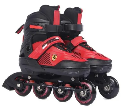 Patine cu rotile pentru copii Mesuca - Ferrari, FK17, 31-34, negru