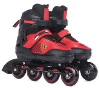 Patine cu rotile pentru copii Mesuca - Ferrari, FK17, 31-34, negru