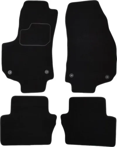 Covorase auto (set, velur, 4 bucati, culoare negru, 5 locuri) OPEL ZAFIRA ZAFIRA FAMILY B intre 2005-2015