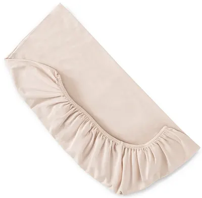 Cearșaf cu elastic Lorelli - 60 x 120 + 15 cm, bej