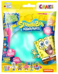 Slime magic Craze - SpongeBob, cu figurină surpriză, 75 ml, sortiment
