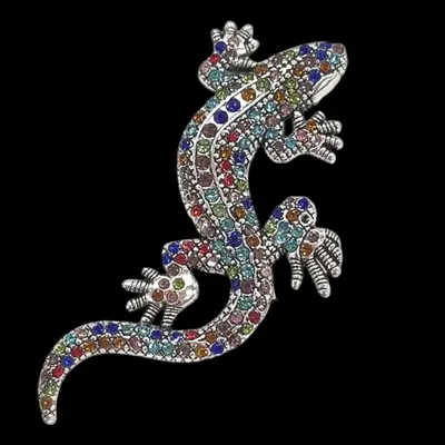Brosa eleganta din metal cu starasuri 2 x 6 cm pachet 25/buc