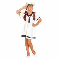 Costum marinarita fete alb