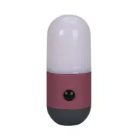 Lampă camping cu 3 intensităti de lumină, 8 x LED, Redcliffs, culoare grena