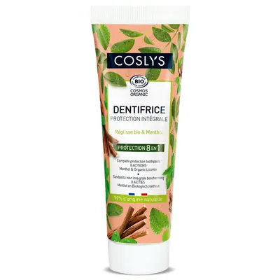 Pasta de Dinti Protectie Completa 8 in 1 cu Mentol si Lemn Dulce Bio 100g