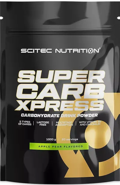 Super Carb Xpress, ceai de zmeură, 1000 g, Scitec Nutrition