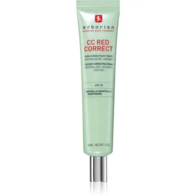 Erborian CC Red Correct cremă CC împotriva roșeții tenului SPF 30 40 ml