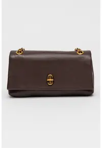 Geanta crossbody din piele The Dual - Maro