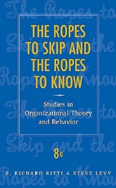The Ropes to Skip and the Ropes to Know