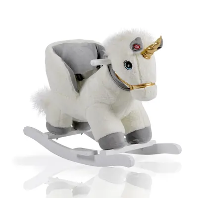 Balansoar Moni din plus pentru copii Unicorn Moon cu sunete