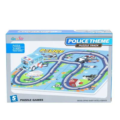 Joc si puzzle 2 In 1, Masina de politie