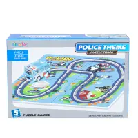 Joc si puzzle 2 In 1, Masina de politie