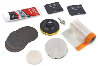 Kit de lustruire a farurilor HBM - 9470, 13 piese