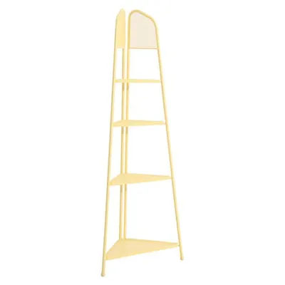 Etajeră metalică pe colț pentru balcon, înălțime 180 cm, galben MWH - Garden Pleasure