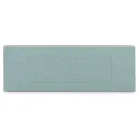 Step-down intermediate plate; 1 mm thick; only for 4 mm terminal blocks; gray