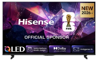 Smart TV Hisense – 55E7S PRO, 55", QLED, 4K, 144 Hz, negru