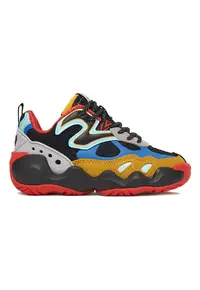 Adidasi Baieti - piele naturala - multicolor -