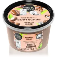 Organic Shop Organic Coffee & Sugar exfoliant de corp, cu cafea