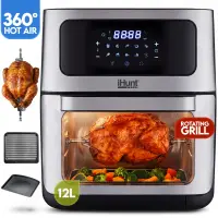 Friteuza cu aer cald si rotisor iHunt Bro Air Fryer 12L Rotary