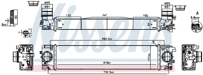 Intercooler potrivit VOLVO XC40 1.5-2.0D 03.18