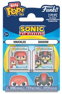 Set mini figurine Funko Bitty POP! Animation: Sonic The Hedgehog - Knuckles & Shadow