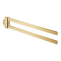 Suport prosop Grohe Selection 41063GL0, 400 mm, 2 suporti, montare pe perete, fixare ascunsa, pivotant, lucios, Cool Sunrise