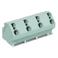 PCB terminal block; 4 mm²; Pin spacing 12.5 mm; 6-pole; CAGE CLAMP®; 4,00 mm²; gray