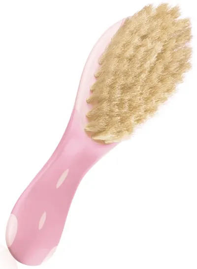 Perie de păr natural Nuk - Roz și albastru, roz