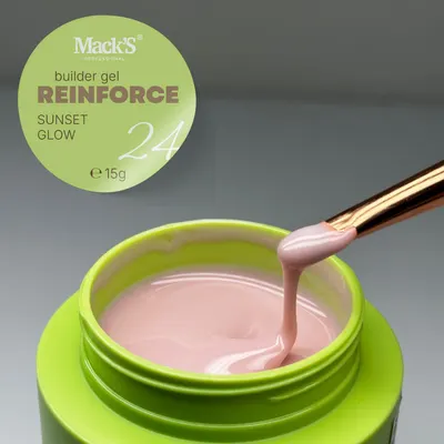 Reinforce Builder Gel Sunset Glow 24/15g Macks - REBGCG-15