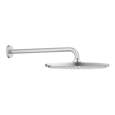 Palarie de dus rotunda 310 mm, argintiu mat, brat 380 mm, Grohe Rainshower Cosmopolitan 310