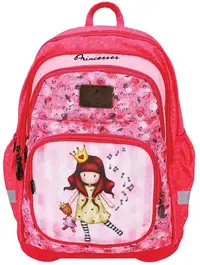Rucsac Santoro Gorjuss - Princesses, ergonomic, cu fund dur, 23 l