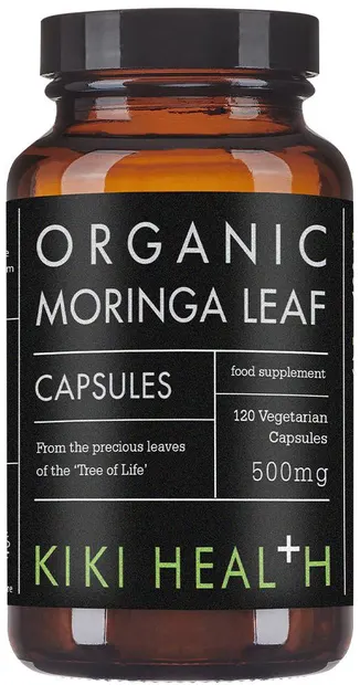 Kiki Health Organic Moringa Leaf, 500 mg, 120 capsule