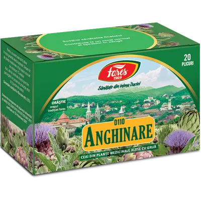 Anghinare, frunze, D110, ceai la plic, Fares | 20 plicuri