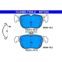 Set placute frana, frana disc ATE 13.0460-7354.2