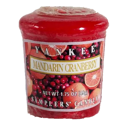 Mandarin Cranberry Votive Candle