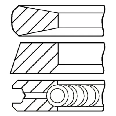 Set segmenti piston GOETZE ENGINE 08-135300-00