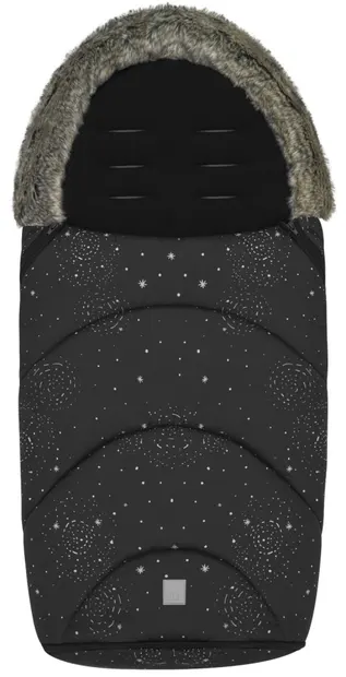 Sac pentru cărucior KikkaBoo - Trendy Galaxy, Black