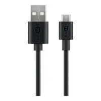 Cablu USB 2.0 A Tata - Micro USB-B Tata, 1m, Goobay