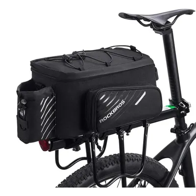 ROCKBROS Geantă pannier pentru portbagaj 9-12L, negru
