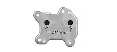 Radiator ulei potrivit OPEL ASTRA H, ASTRA H GTC, ASTRA H KOMBI, MERIVA A 1.7D 09.03-10.10