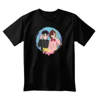Tricou Dan Da Dan - Black - Momo & Okarun - L