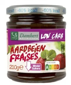 Dulceață Low Carb de căpșuni, 210 g, Damhert