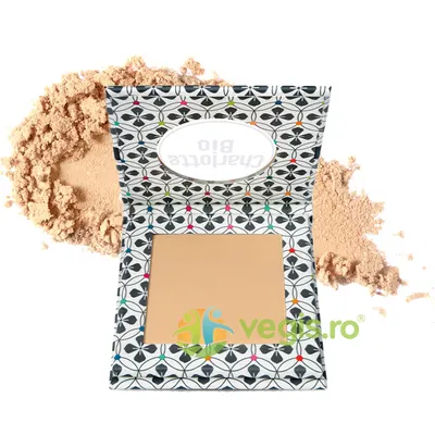 Pudra Compacta pentru Ten cu Ulei de Jojoba, Unt de Shea si Ulei de Avocado 7g